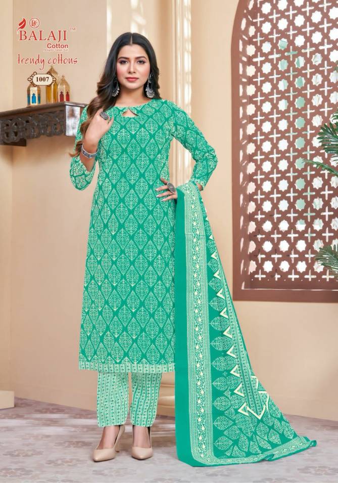 Trendy Cotton Vol 1 By Balaji Cotton Dress Material Wholesale Shop In Surat
